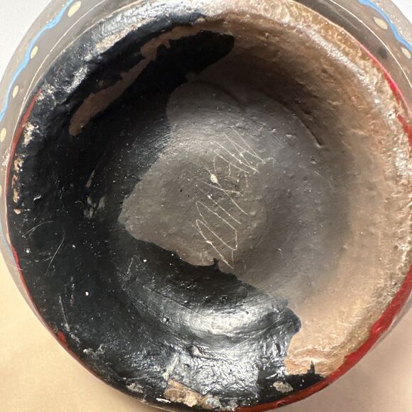 Hand Painted Pottery Pitcher Vase Southwest Style‎ Home Decor - Picture 9 of 16